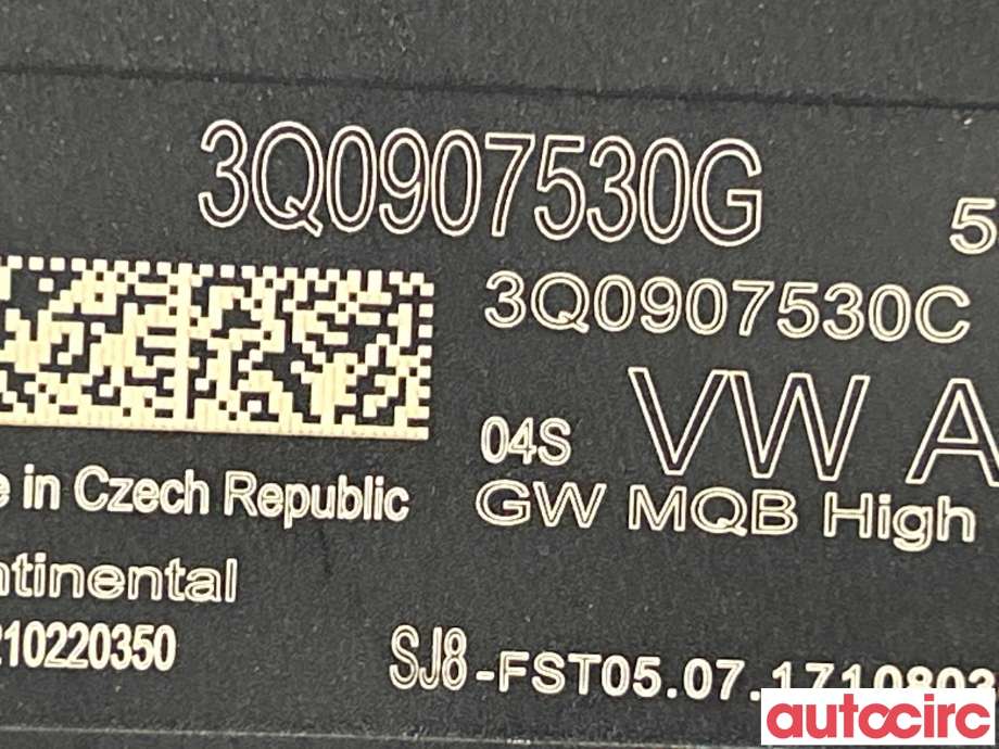 Diverse deler til Škoda Superb 2015-->> (Type III)  (SKODA|3Q0907530E|3Q0907530G)