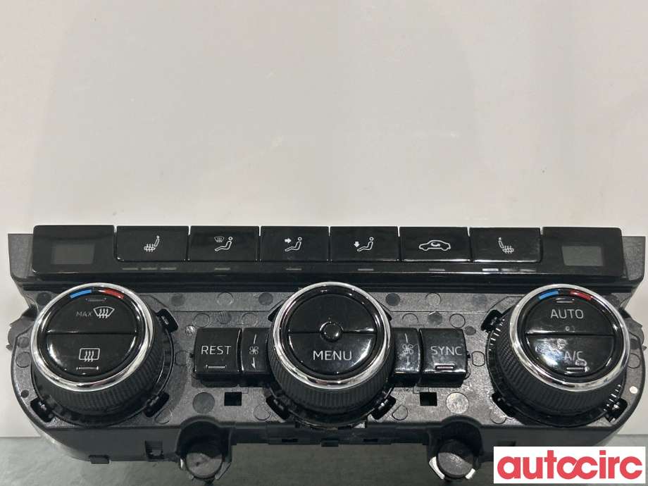 Varmeapparat betjening til Škoda Superb, 2015-->> (Type III)  (SKODA|3V0907044CS)