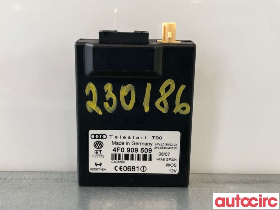 Styreenhet diverse til Audi A6 2005-2008 (Type III, Fase 1) (C6) (C6) (AUDI|4F0909509B|9006748A|7N0963513B)