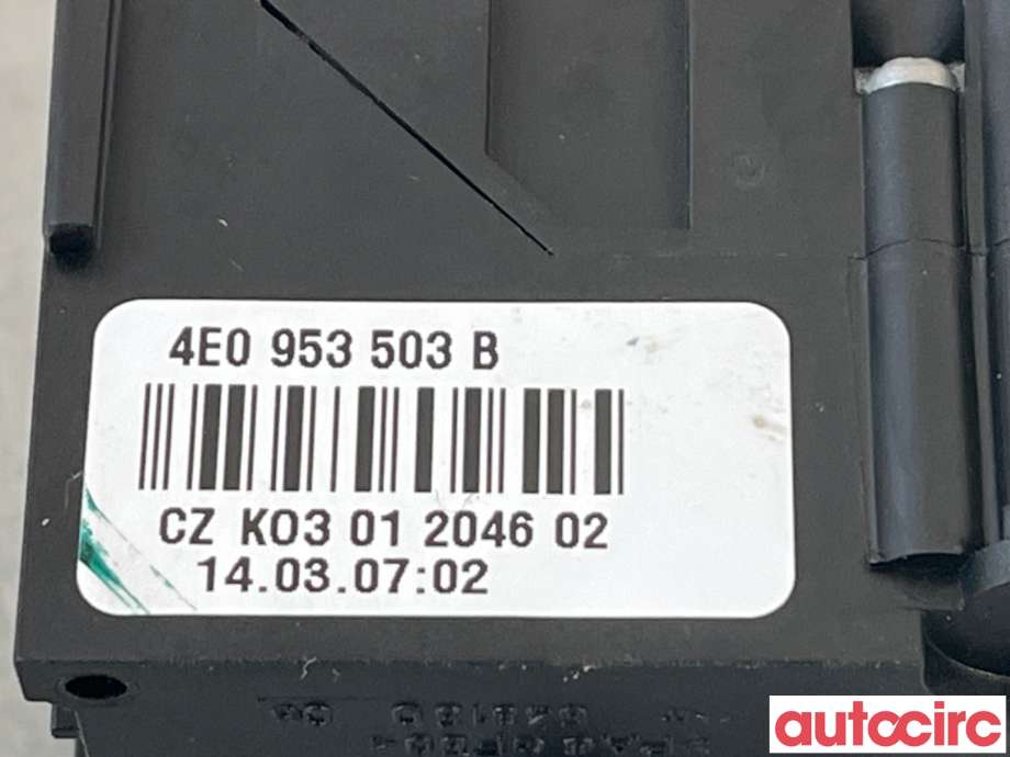 Bryter visker til Audi A6 2005-2008 (Type III, Fase 1) (C6) (C6) (AUDI|4E0953503F||4E0953503B)