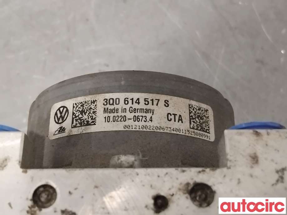 ABS sentral til VW Passat 2015-2019 (Fase 1) (B8) (B8) (VOLKSWAGEN|3Q0614517S|100915-43753)