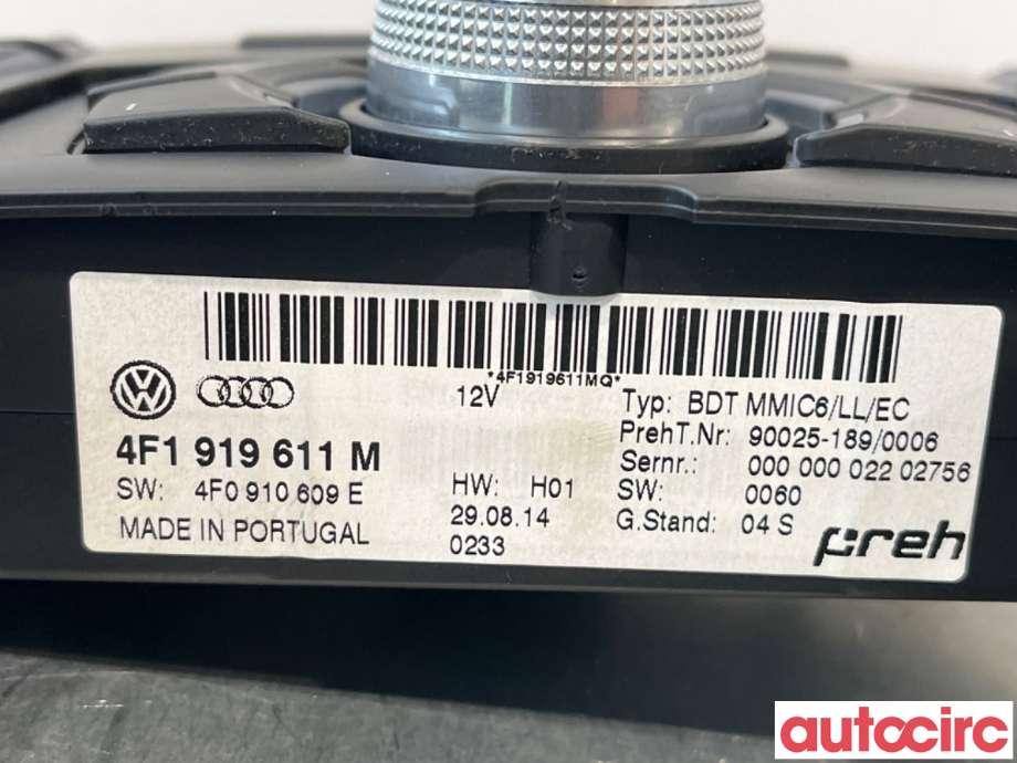 Bryter diverse til Audi A6 2005-2008 (Type III, Fase 1) (C6) (C6) (AUDI|4F1919611M|)