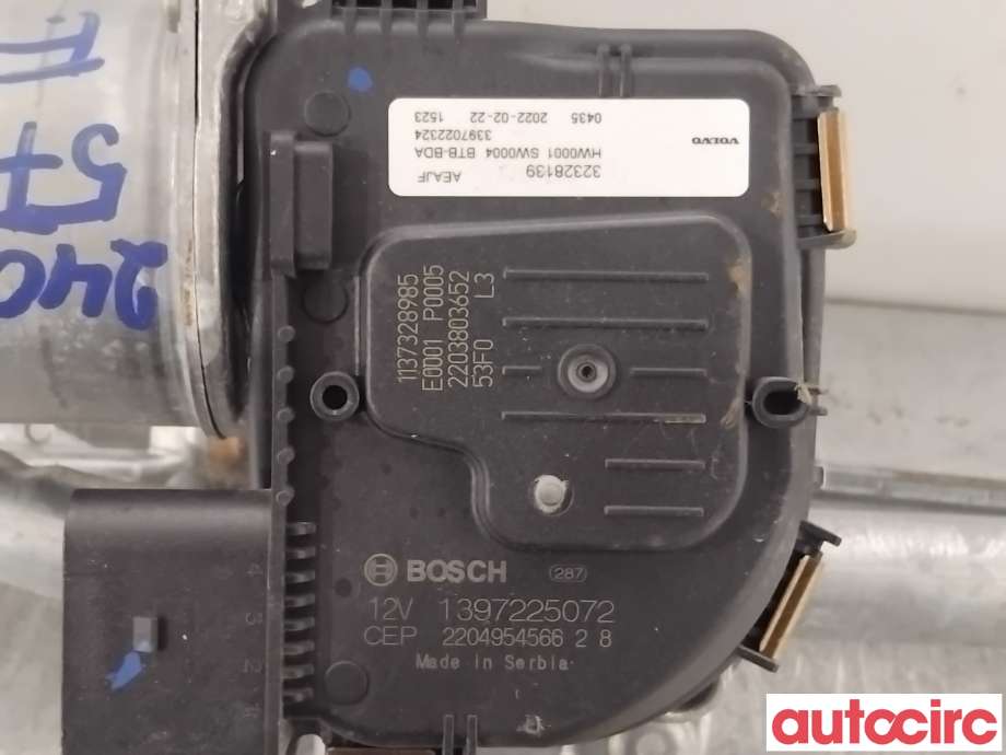 Viskermotor frontrute til Volvo XC40 2018-2024  (VOLVO|32328139|1397225072)