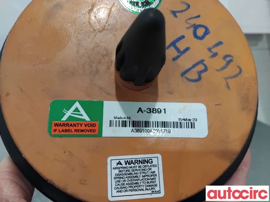 Fjær foran nivå luftpute/belg til Audi A6, Allroad 2012-2014 (Type III, Fase 1) (C7) (C7) (AUDI|4G0616001T|)