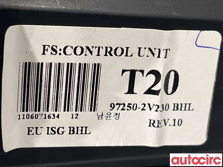 Varmeapparat betjening til Hyundai Veloster 2011-2015  (HYUNDAI|972502V230)
