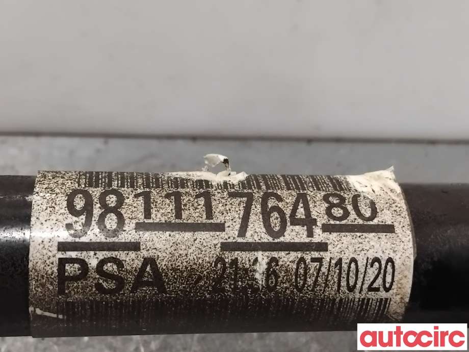 Drivaksel høyre foran til Citroën C5, Aircross 2019-->>  (CITROEN|1617300580|8PP83|9811176480)