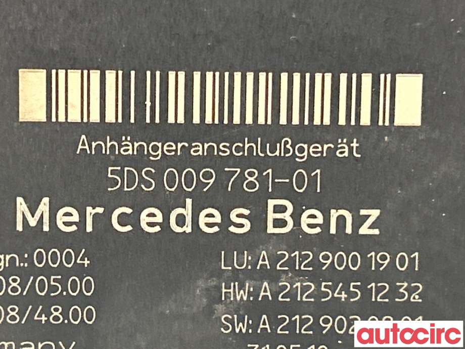 Styreenhet diverse til Mercedes E-Klasse 2009-2013 (Fase 1) (W212) (W212) (MERCEDES|A0255452226)