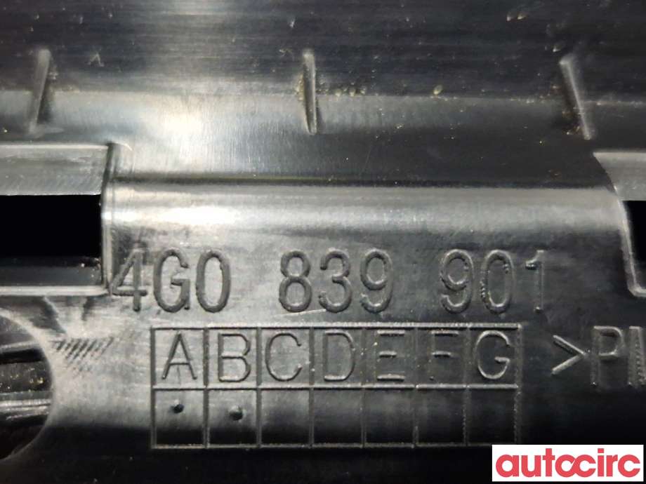 Diverse deler til Audi A6, Allroad 2012-2014 (Type III, Fase 1) (C7) (C7) (AUDI|4G0839901B)