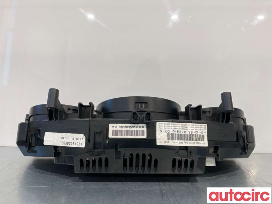Multimedia display (MCU - Media Controller Unit) til Mercedes C-Klasse 2011-2014 (Fase 2) (W204) (W204) (MERCEDES|A2049003107|A2C53435303|A2049000306)