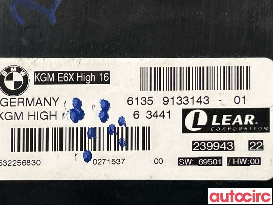 Styreenhet diverse til BMW 5-Serie 2003-2010 (E60/E61) (E60/E61) (BMW|61359176076|)