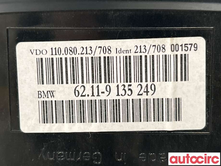 Instrumentpanel til BMW 5-Serie 2003-2010 (E60/E61) (E60/E61) (BMW|62109194885)
