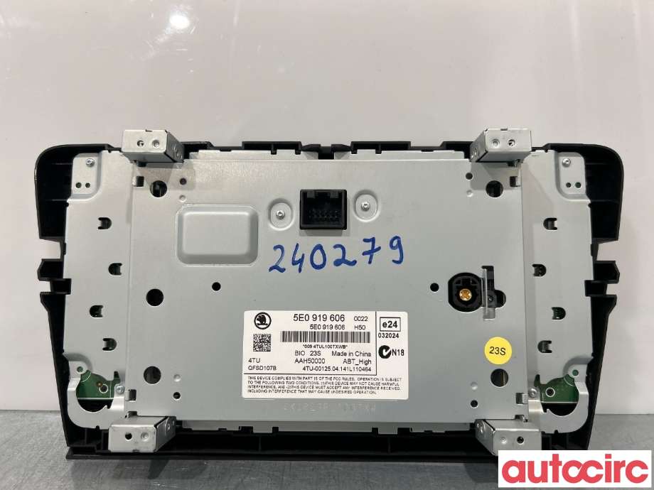 Instrument kjørecomputer til Škoda Octavia 2013-2016 (Type III, Fase 1)  (SKODA|5E0919606)