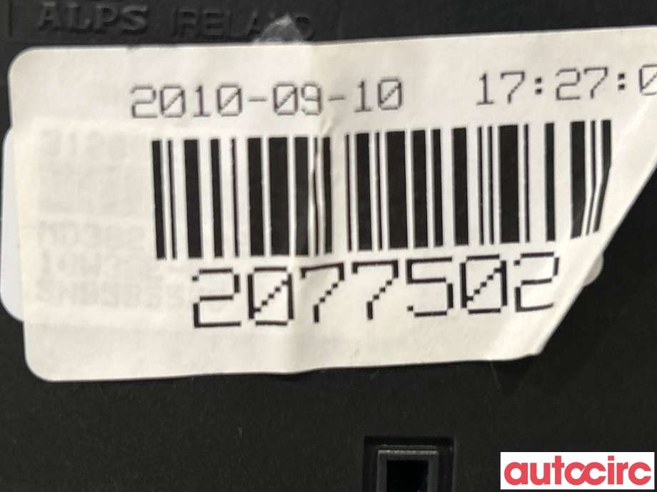 Varmeapparat betjening til Volvo S80 2006-2013 (Type II, Fase 1) (VOLVO|30782902)