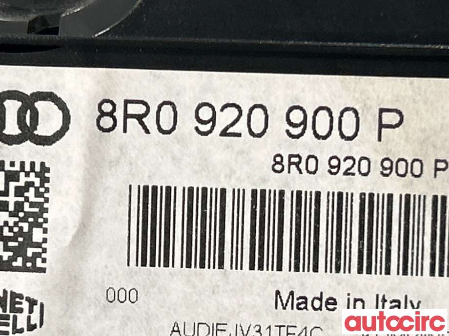 Instrumentpanel til Audi Q5 2008-2012 (Type I, Fase 1)  (AUDI|8R0920900QX|503002380504|8R0920900Q)