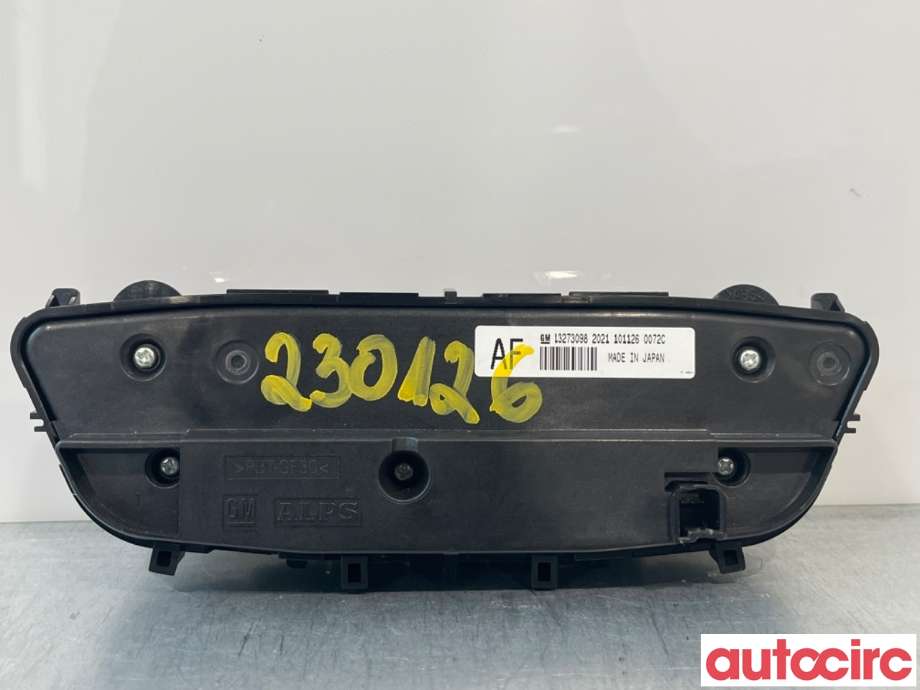Varmeapparat betjening til Opel Insignia A 2009-2014  (OPEL|13273098|)