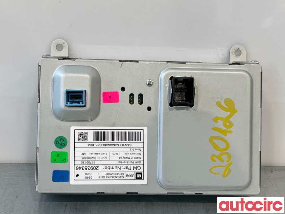 Instrument kjørecomputer til Opel Insignia A 2009-2014  (OPEL|23420472|652508805|84117467)