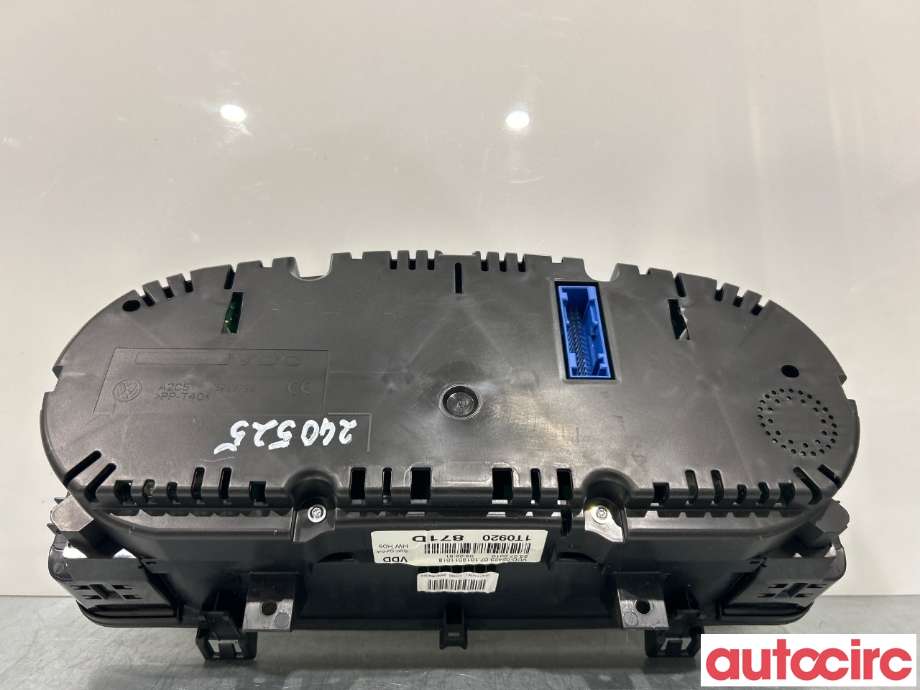 Instrumentpanel til VW Touran 2010-2015 (Type I, Fase 3)  (VOLKSWAGEN|1T0920871D)