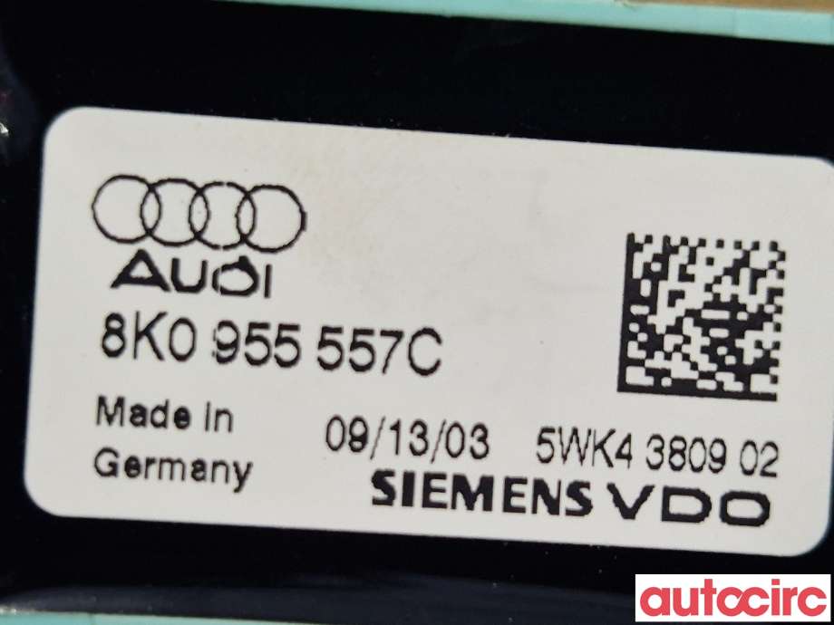 Airbag sensor høyre til Audi Q5 2008-2012 (Type I, Fase 1)  (AUDI|8K0955557C)