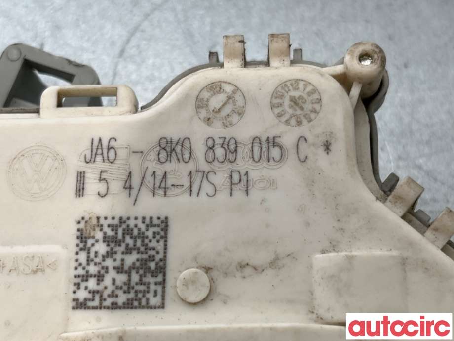 Låsekasse venstre bak til Audi A4, Allroad 2009-2016 (Type I) (B8) (B8) (AUDI|8K0839015C||8K0839015F)