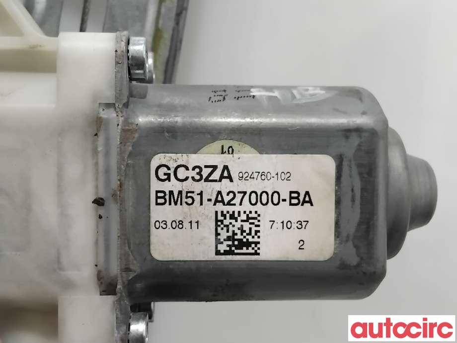 Ruteheis høyre bak til Ford Focus 2011-2014 (Type III, Fase 1)  (FORD|1870371|924760-102|BM51-A27000-BA)