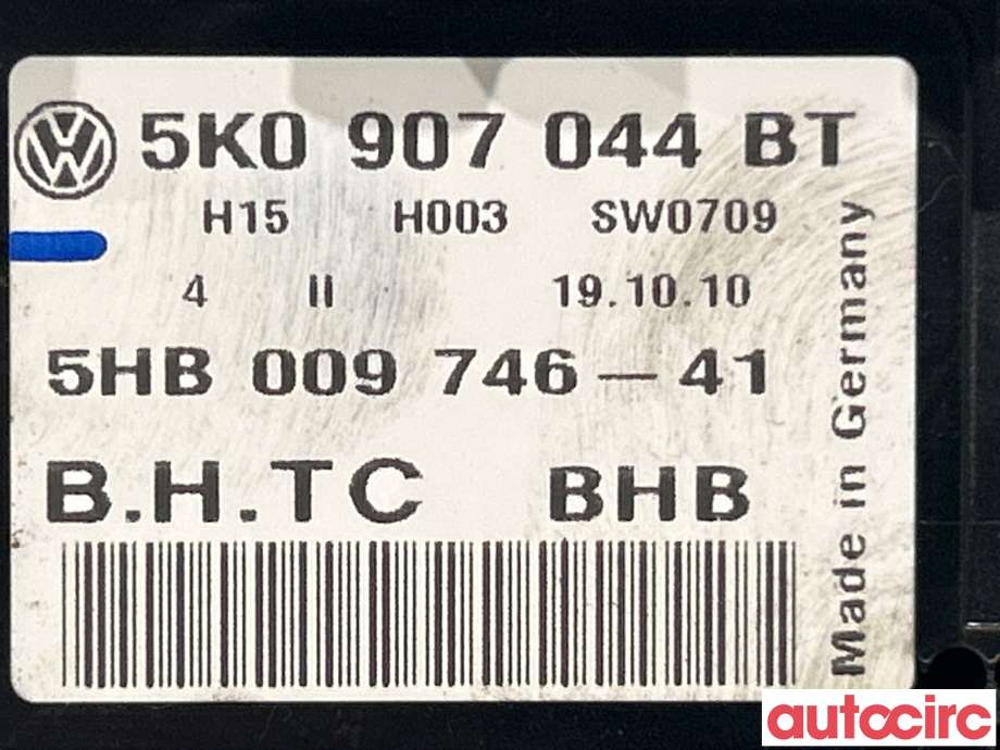 Varmeapparat betjening til VW Tiguan 2007-2011 (Type I, Fase 1)  (VOLKSWAGEN|5K0907044)