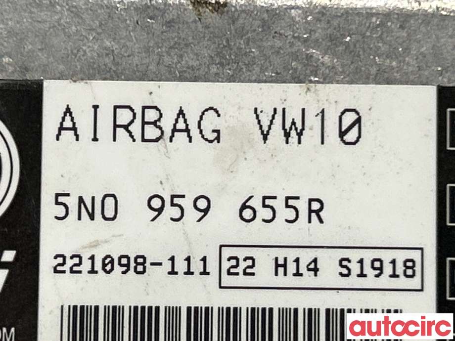 Airbag elektronikk til VW Tiguan 2007-2011 (Type I, Fase 1)  (VOLKSWAGEN|5N0959655R)