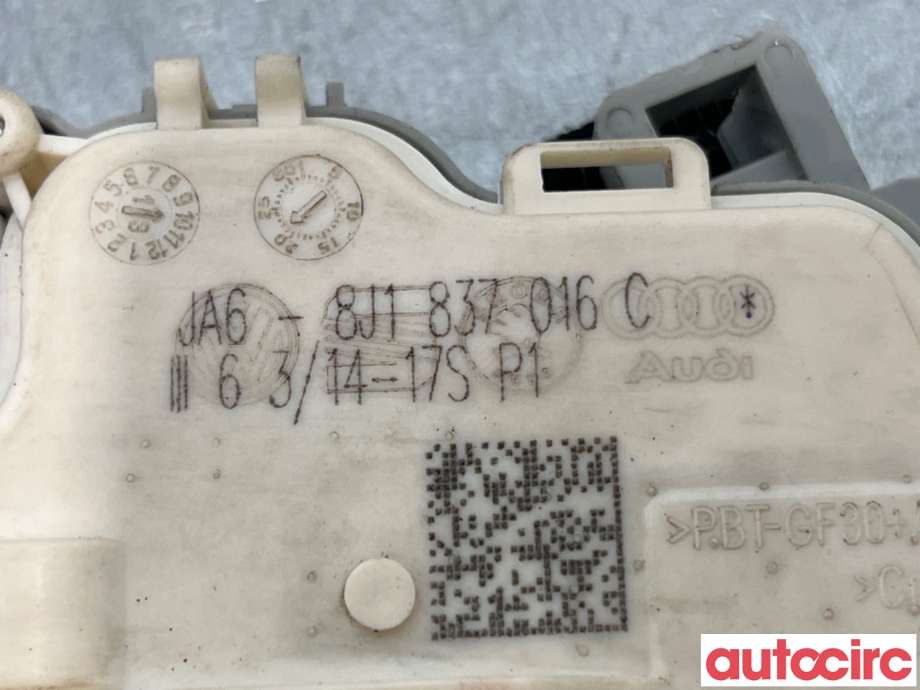 Låsekasse høyre foran til Audi A4, Allroad 2009-2016 (Type I) (B8) (B8) (AUDI|8J1837016C||8J1837016E)