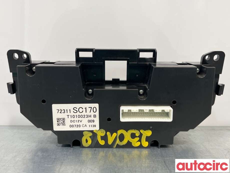 Varmeapparat betjening til Subaru Forester 2008-2013 (Type III)  (SUBARU|72311SC170|)