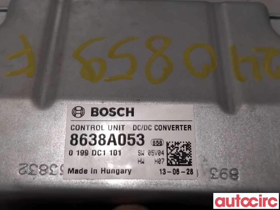 Styreenhet diverse til Citroën C4, Aircross 2012-2017  (CITROEN|NO NR|0199DC1101|8638A053)