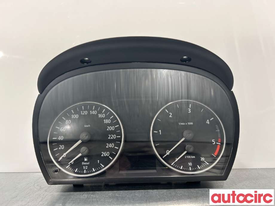 Instrumentpanel til BMW 3-Serie, 2005-2011 (E90/E91/E92/E93) (E90/E91/E92/E93) (BMW|62109316127)