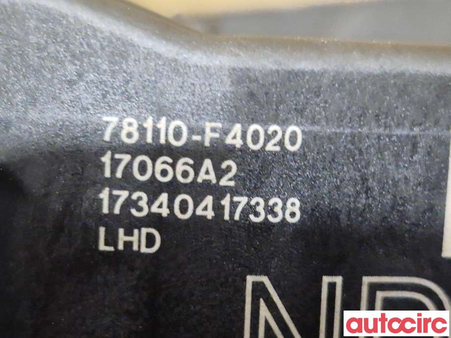 Pedal gass/brems/clutch til Toyota C-HR 2016-->>  (TOYOTA|78110F4022|78110F4020|78110-F4020)