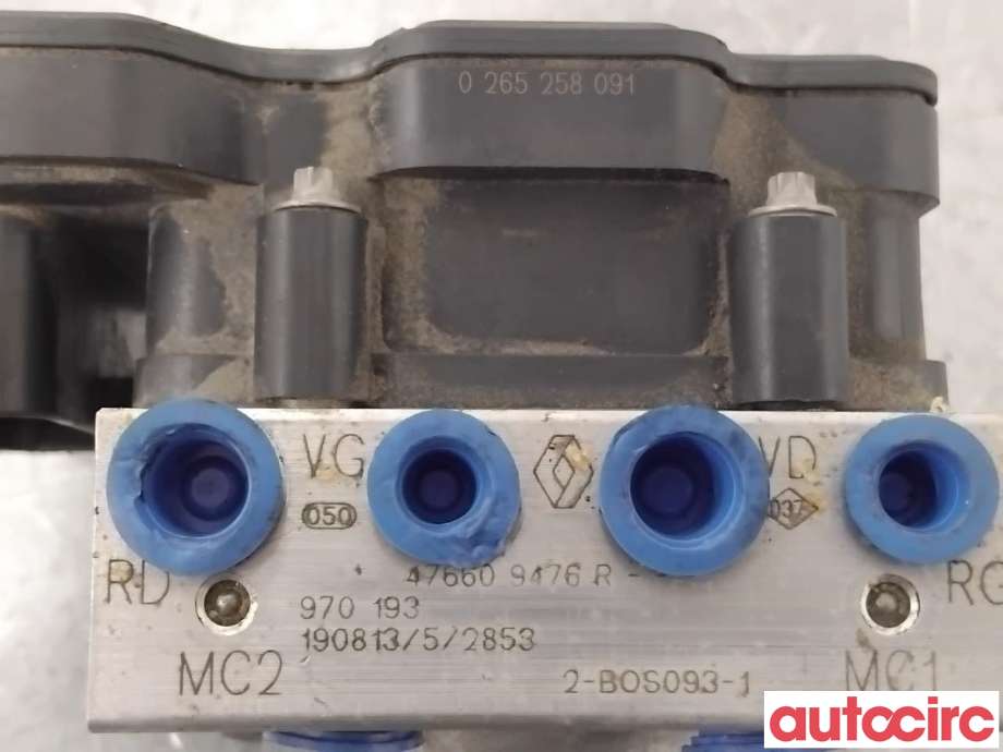 ABS sentral til Renault Zoe 2013-2019 (Fase 1)  (RENAULT|476605146R|0265258091|476609476R)