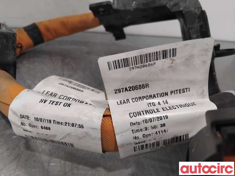Kabel høy volt (HV) hybrid til Renault Zoe 2013-2019 (Fase 1)  (RENAULT|297A20686R|)