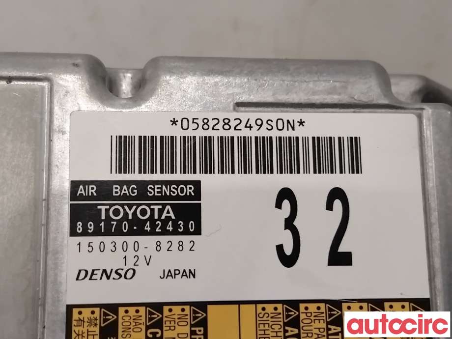 Airbag elektronikk til Toyota RAV4 2013-2015 (Type IV, Fase 1)  (TOYOTA|8917042430|150300-8282|89170-42430)