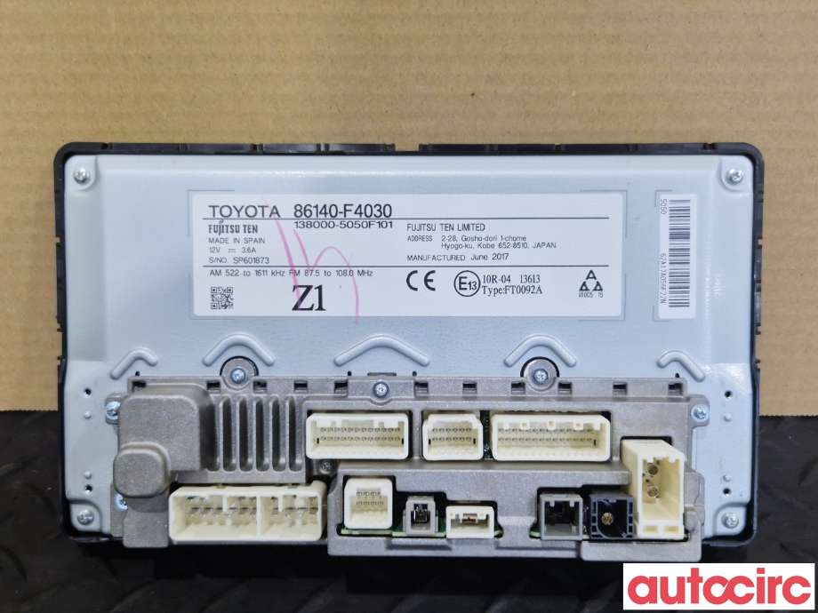 Instrument kjørecomputer til Toyota C-HR 2016-->>  (TOYOTA|86140F4030)