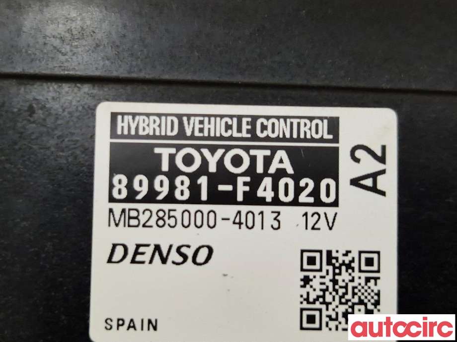 Styreenhet diverse til Toyota C-HR 2016-->>  (TOYOTA|89981F4020|)