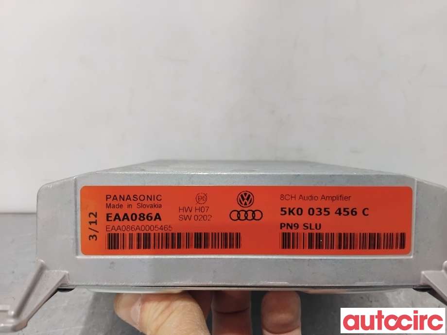 Bilstereo forsterker til VW Passat 2011-2015 (B7) (B7) (VOLKSWAGEN|5K0035456D|EAA086A|5K0035456E)