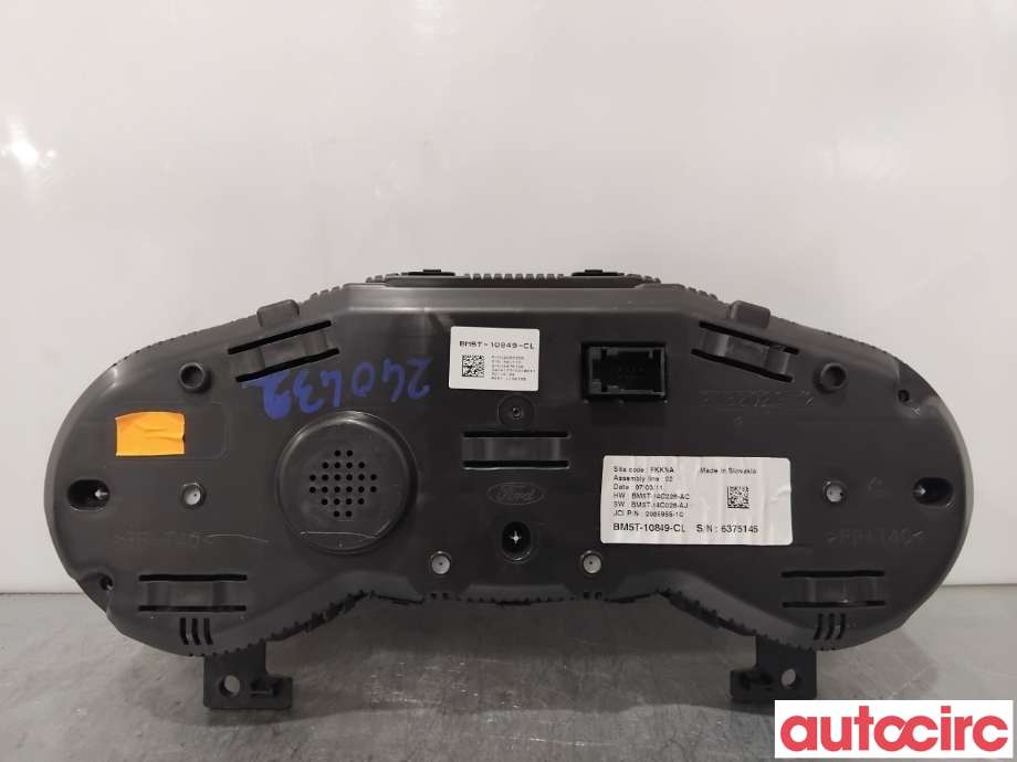 Instrumentpanel til Ford Focus 2011-2014 (Type III, Fase 1) (FORD|2254359|6375145|BM5T-10849-CL)