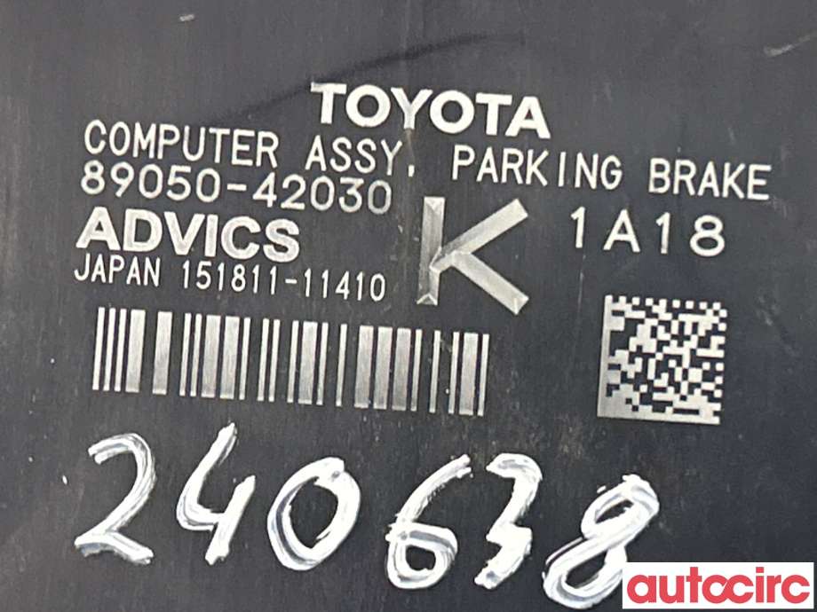 Styreenhet elektrisk parkbrems (EPB - Electric Parking Brake) til Toyota RAV4 2019-->> (Type V)  (TOYOTA|8905042030)
