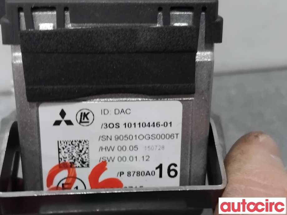 Sensor radar til Mitsubishi Outlander 2015-->> (Type III, Fase 2)  (MITSUBISHI|8780A016|10110446-01)