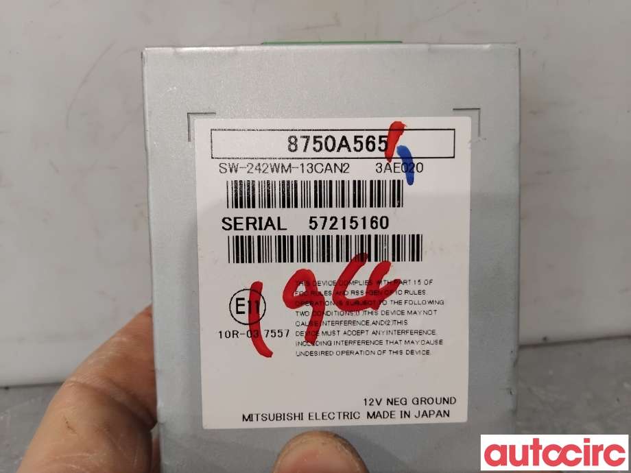 Styreenhet diverse til Mitsubishi Outlander 2015-->> (Type III, Fase 2)  (MITSUBISHI|8750A565|SW-242WM-13CAN2)