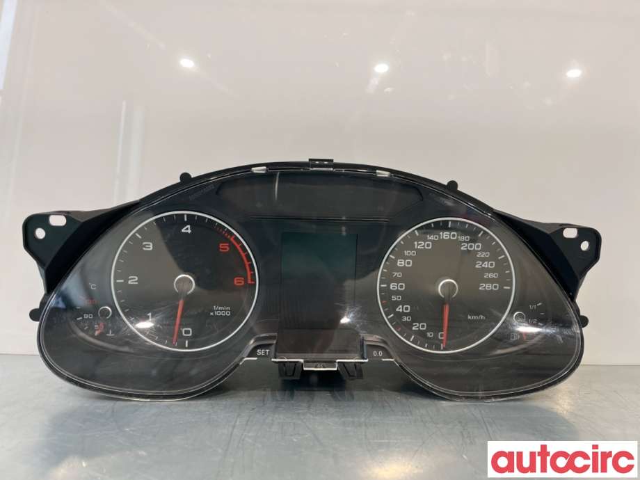 Instrumentpanel til Audi A4, Allroad, 2009-2016 (Type I) (B8) (B8) (AUDI|8K0920932)