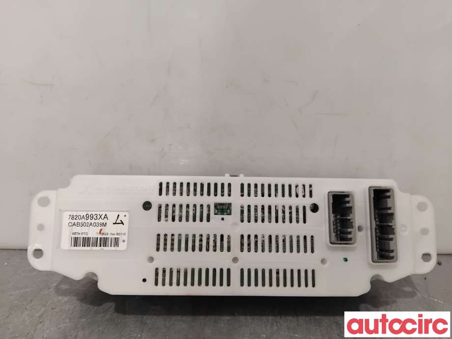 Varmeapparat betjening til Mitsubishi Outlander 2015-->> (Type III, Fase 2)  (MITSUBISHI|7820A993XA|CAB502A039M)