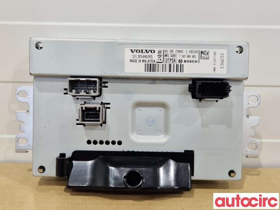 Multimedia display (MCU - Media Controller Unit) til Volvo V40 2012-2019  (VOLVO|36001984|7505800003|31350695)