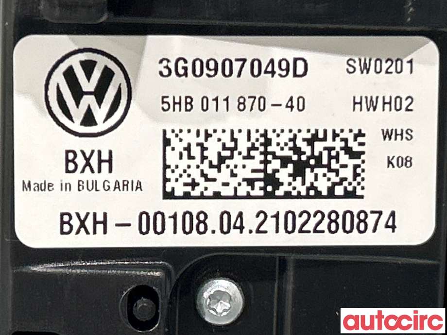 Varmeapparat betjening til VW ID.4 2020-->> (VOLKSWAGEN|3G0907049D)