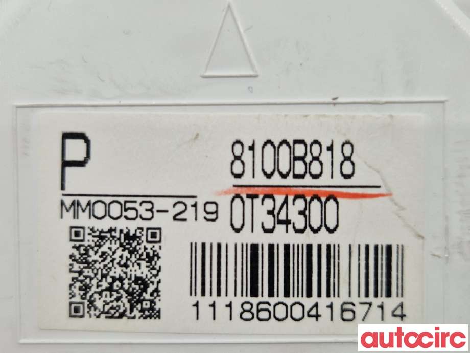 Instrumentpanel til Mitsubishi ASX 2010-2019  (MITSUBISHI|8100B818|MM0053-219)
