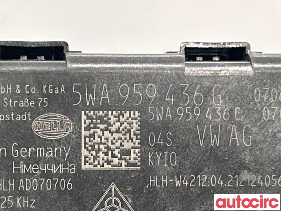 Styreenhet nøkkelfri/keyless til VW ID.4 2020-->>  (VOLKSWAGEN|5WA959436AB)