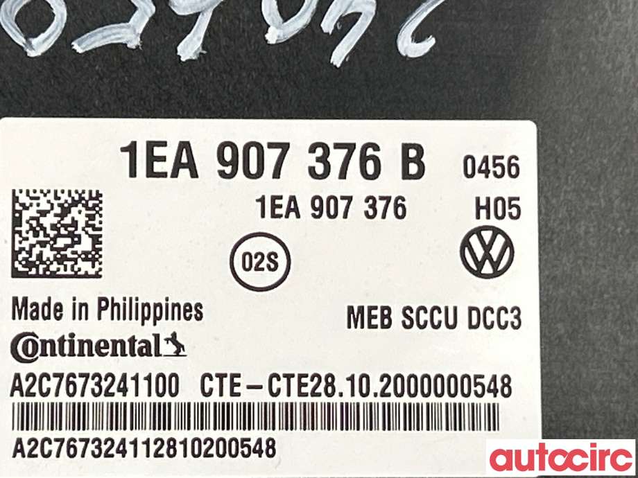 Styreenhet nivå/luftfjæring til VW ID.4 2020-->>  (VOLKSWAGEN|1EA907376C)