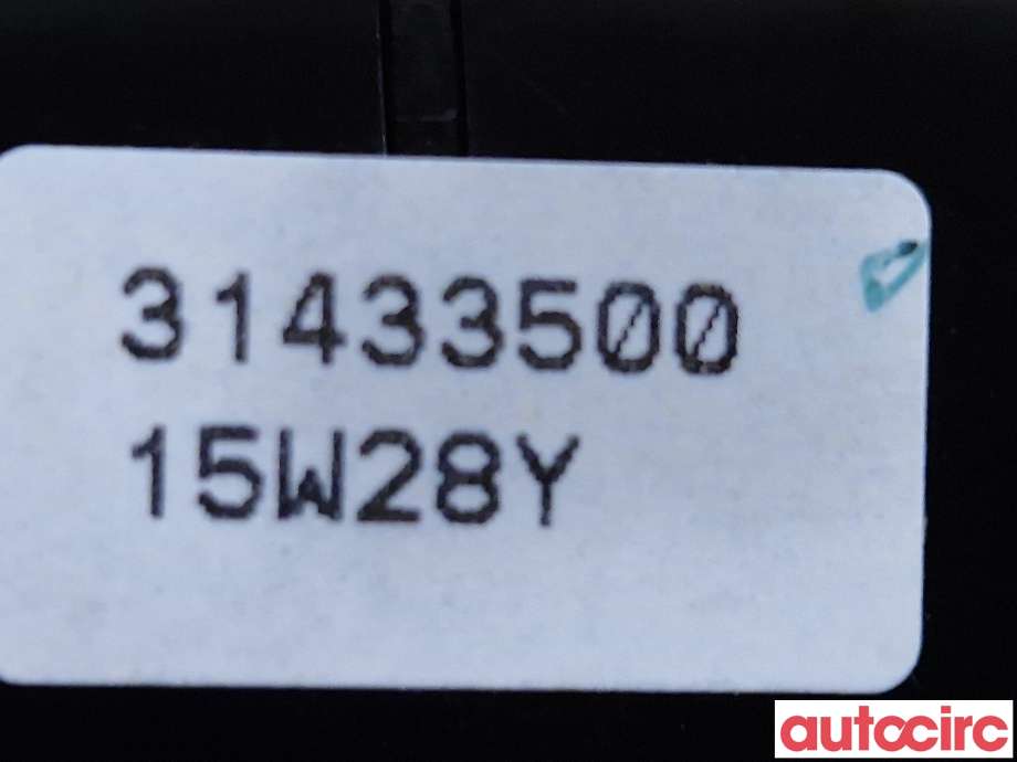Bryter elektrisk håndbrekk/parkbrems til Volvo V60/V60 CC 2013-2018 (Type I, Fase 2) (VOLVO|31433500|15W28Y|)