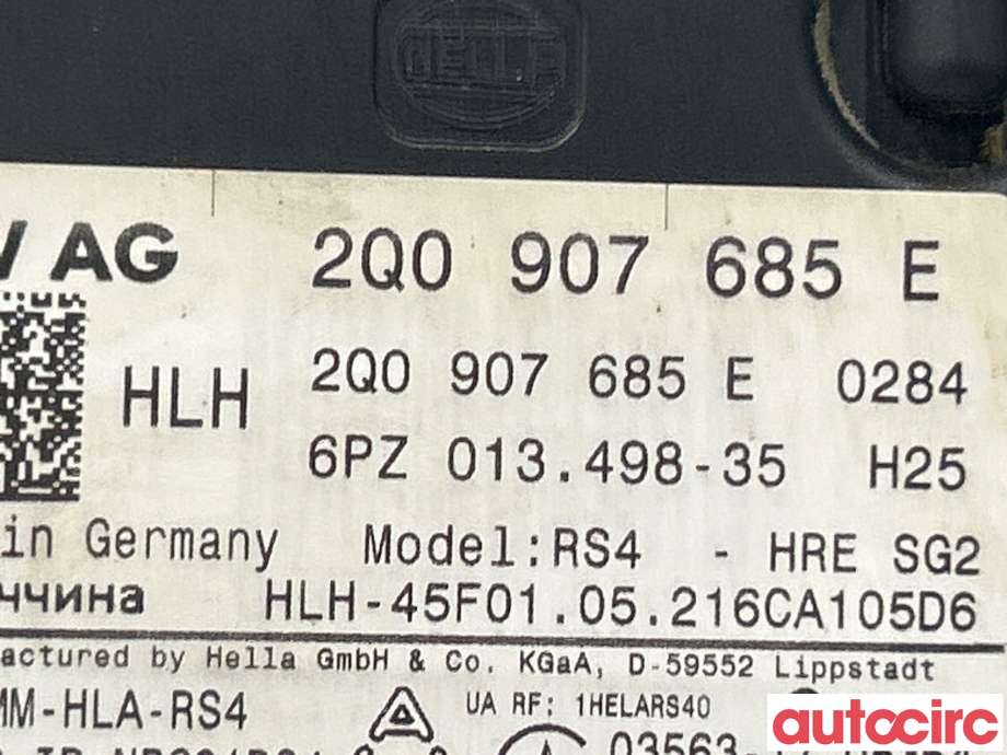 Sensor radar til VW ID.4 2020-->>  (VOLKSWAGEN|2Q0907685K)